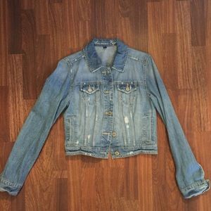 American Eagle Cropped Jean Jacket